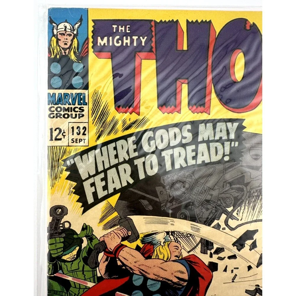 The Mighty Thor #132‎ Marvel Comics 1966 – “Where Gods May Fear to Tread!”